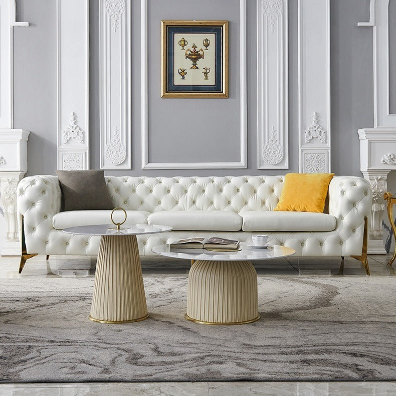 Modern Full Buttoned Sofa set