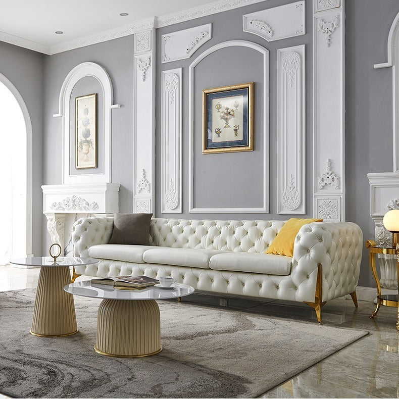 Modern Full Buttoned Sofa set